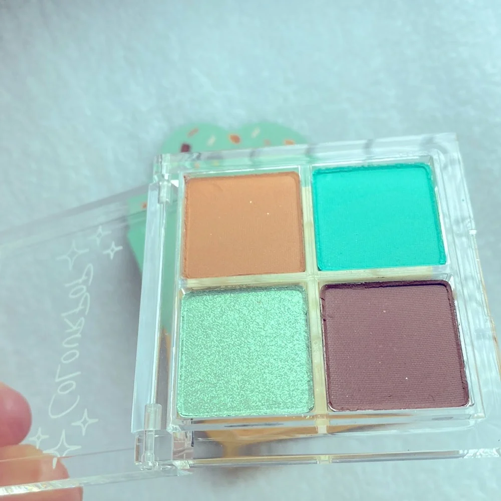 COLOURPOP WAFFLE CONE EYESHADOW QUAD PALETTE Boutique UNTOUCHED NWT ICE CREAM - Picture 3 of 9